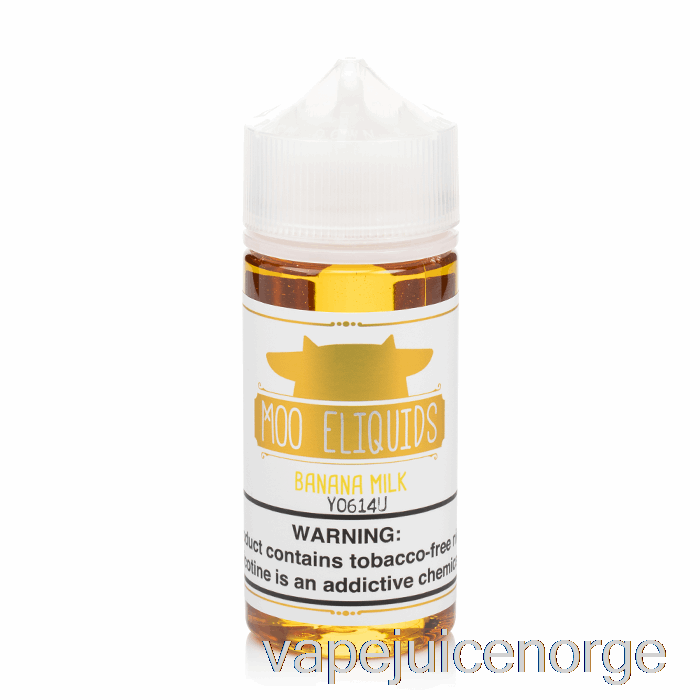 Vape Juice Bananmelk - Moo E-væsker - 100ml 6mg